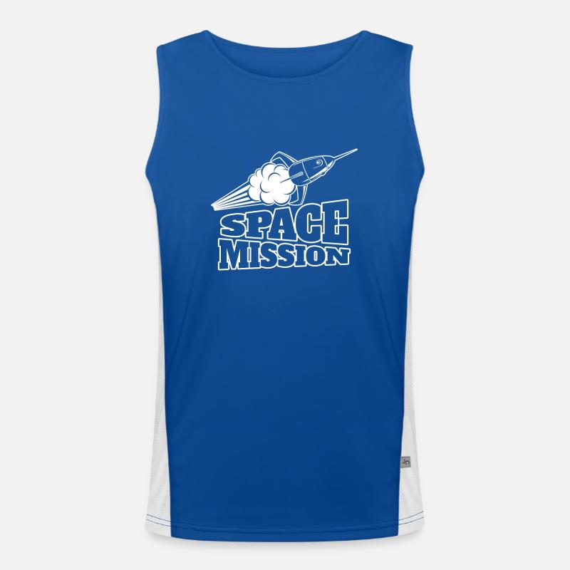 Fusée de mission spatiale d’astronaute Débardeur respirant contrasté Homme 