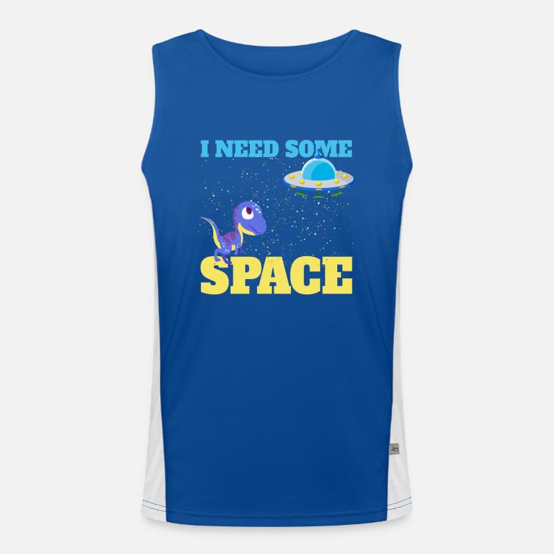 Astronauti need some Space Men's Functional Contrast Tank Top 