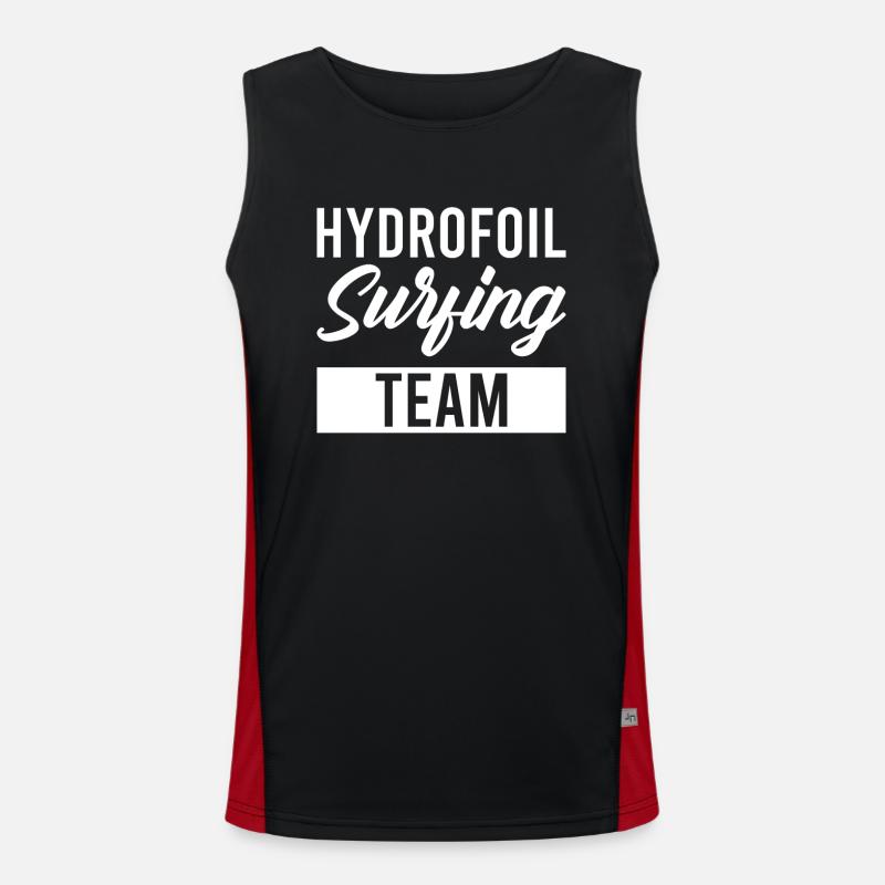 Équipe de surf Hydrofoil - Wingfoil Surf Débardeur respirant contrasté Homme 