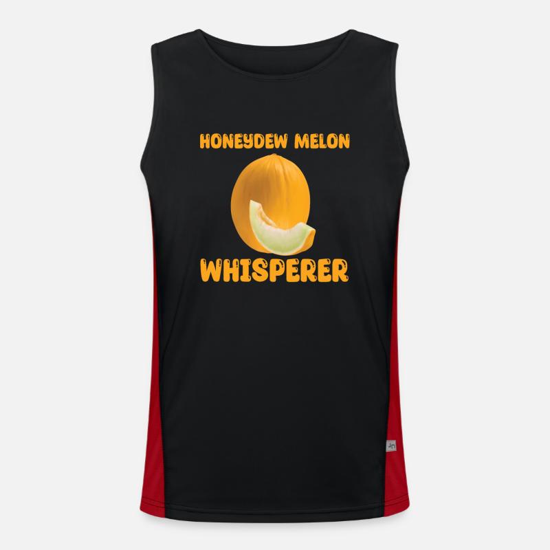Honeydew Melon Whisperer Men's Functional Contrast Tank Top 
