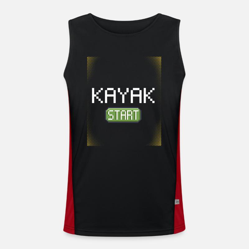 kayak pixel start Débardeur respirant contrasté Homme 