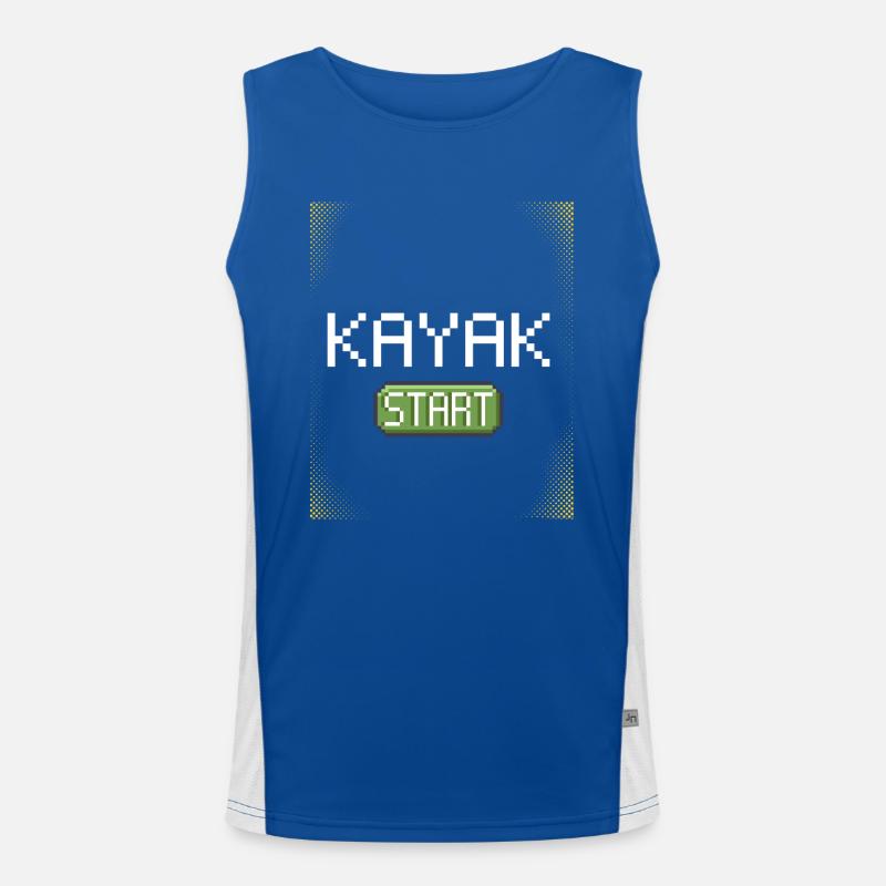 kayak pixel start Débardeur respirant contrasté Homme 
