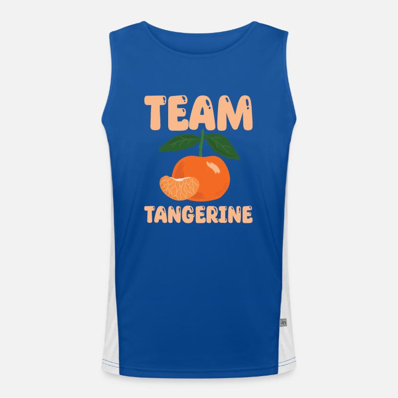 Team Mandarin Men's Functional Contrast Tank Top 