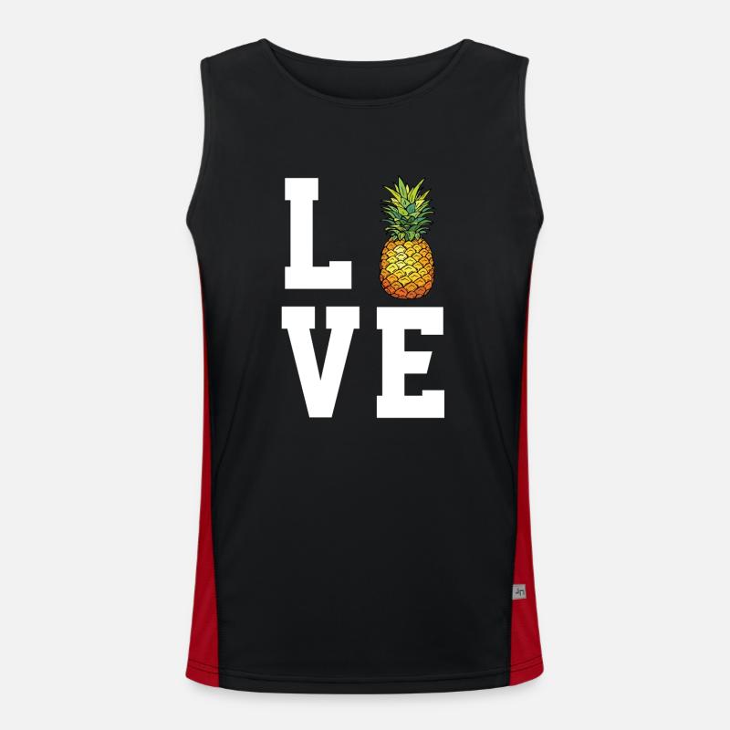 Cher ananas Débardeur respirant contrasté Homme 