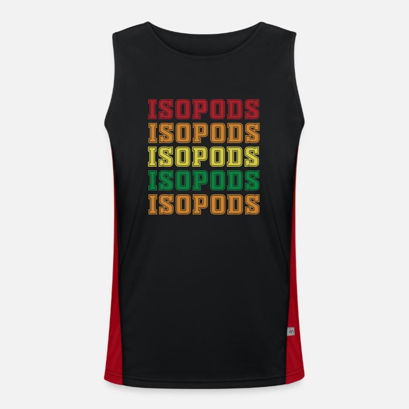 Asseln Funktionelles Kontrast-Tank Top für Männer 