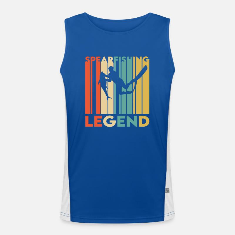 Spearfishing Legend Men's Functional Contrast Tank Top 