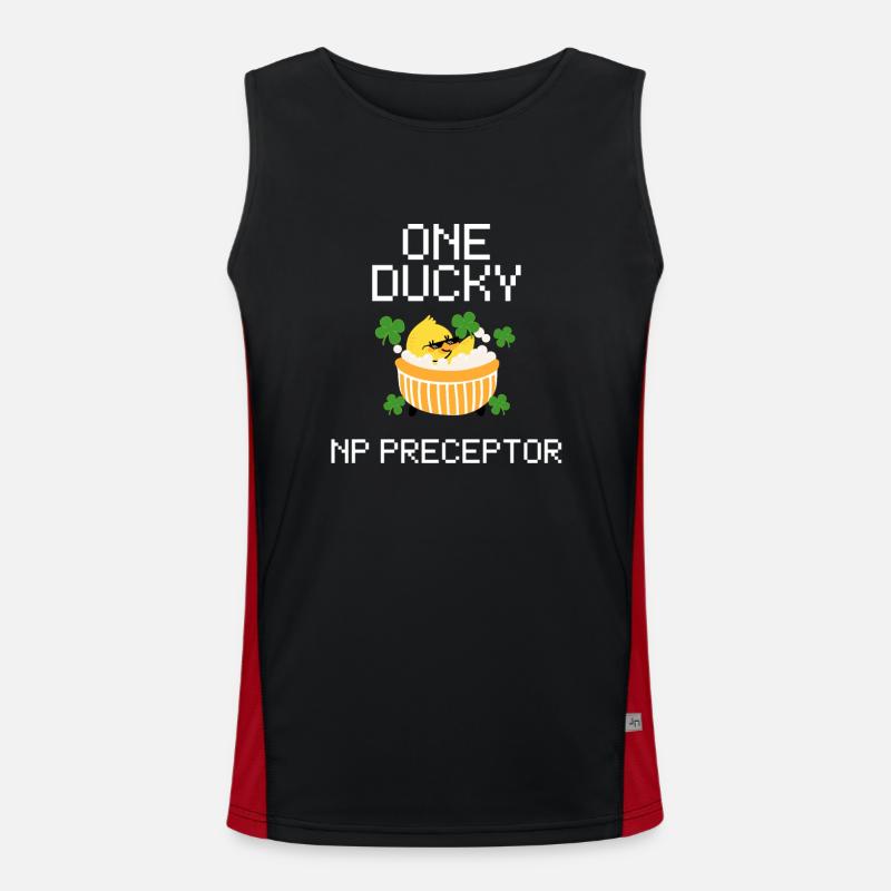 Np Nurse Practitioner Preceptor Lucky schenkt Ideen Funktionelles Kontrast-Tank Top für Männer 