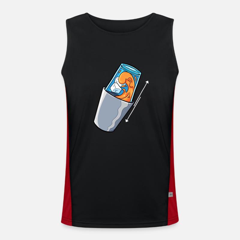 Bartender Mix Cocktail Barkeeper Funktionelles Kontrast-Tank Top für Männer 