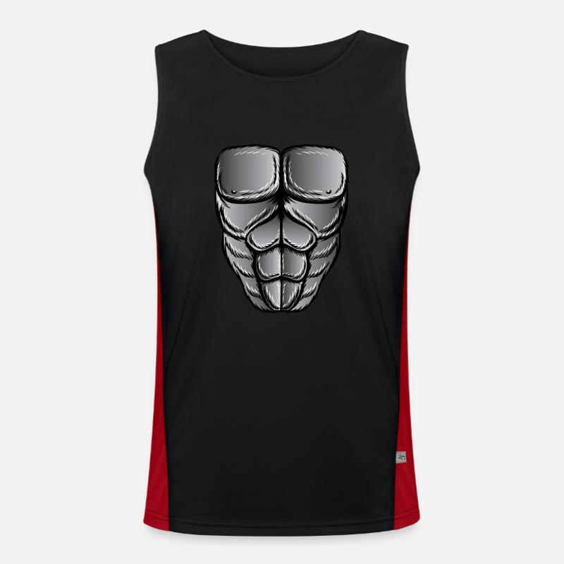 Gorilla-Kostüm Halloween Funktionelles Kontrast-Tank Top für Männer 