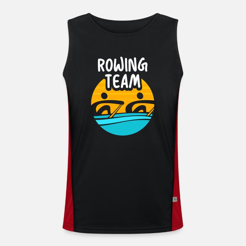 Équipe d’aviron Rameurs Aviron Aviron Bateau Aviron Débardeur respirant contrasté Homme 