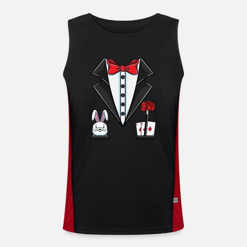Costume de magicien Halloween Débardeur respirant contrasté Homme 
