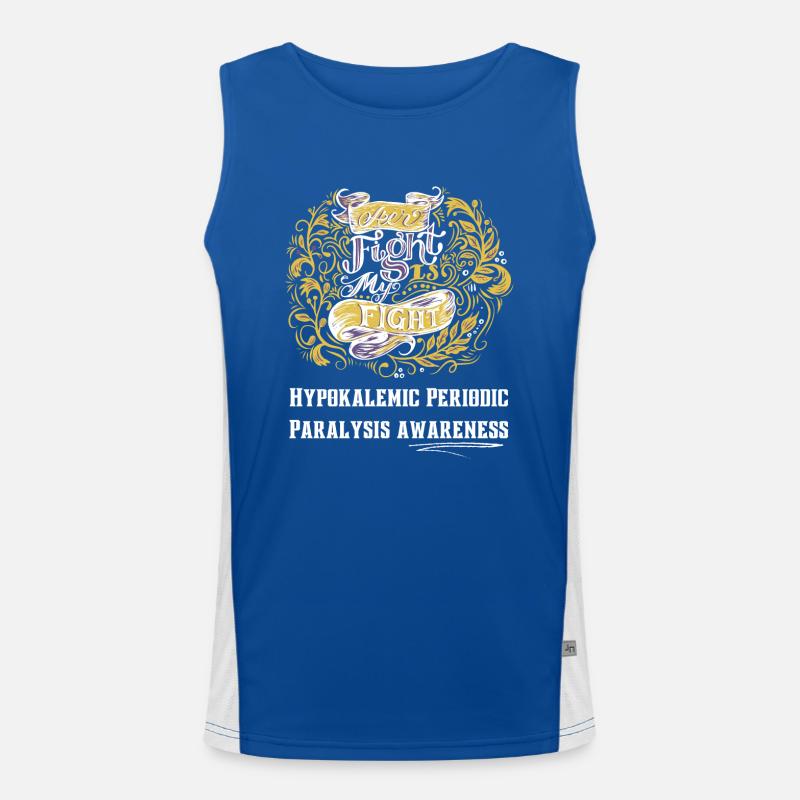 Bekämpfung der hypokaliämischen periodischen Lähmung Bewusstsein Funktionelles Kontrast-Tank Top für Männer 