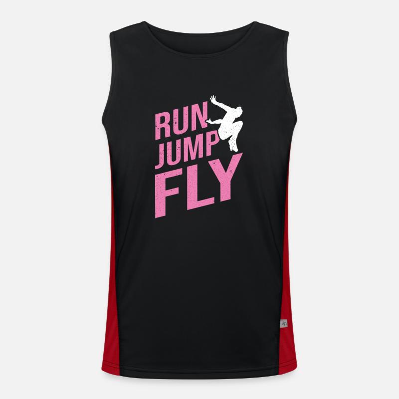 Course libre JRun Jump Fly Free Runner Débardeur respirant contrasté Homme 