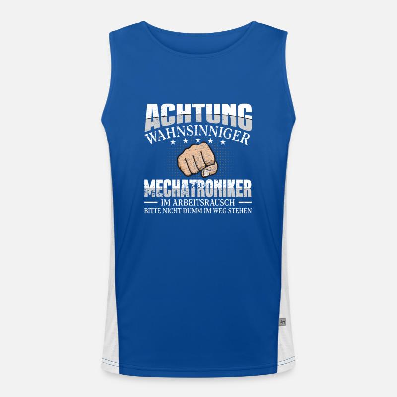 Mechatroniker Funktionelles Kontrast-Tank Top für Männer 