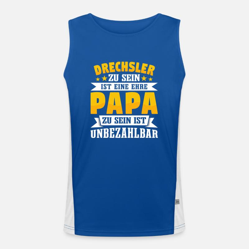 Drechsler Funktionelles Kontrast-Tank Top für Männer 