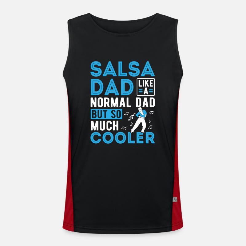 Latin Dance Salsa Mama Viel coolere Salsa Funktionelles Kontrast-Tank Top für Männer 