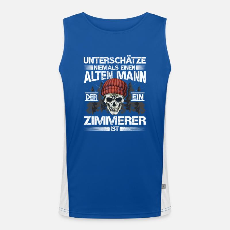 Zimmerer Funktionelles Kontrast-Tank Top für Männer 