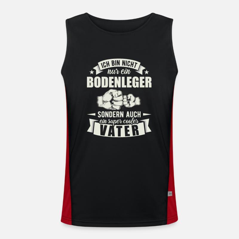 Bodenleger Funktionelles Kontrast-Tank Top für Männer 