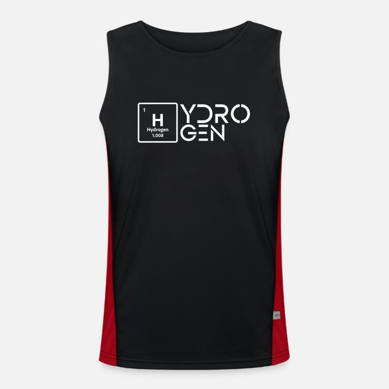 Hydrogen Hydrogen Energy Element Men's Functional Contrast Tank Top 
