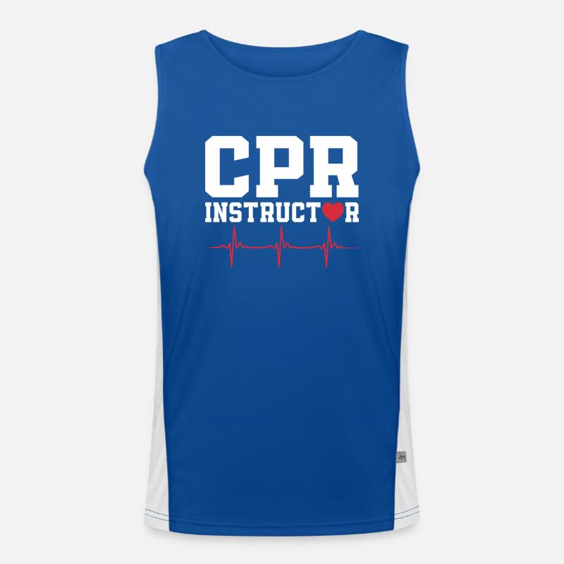 Cpr instructors Men's Functional Contrast Tank Top 
