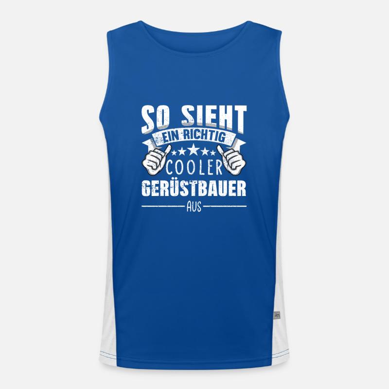 Gerüstbauer Funktionelles Kontrast-Tank Top für Männer 