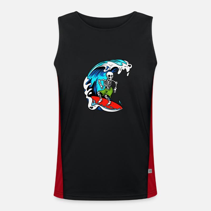 Seleton Surfer Surf Débardeur respirant contrasté Homme 