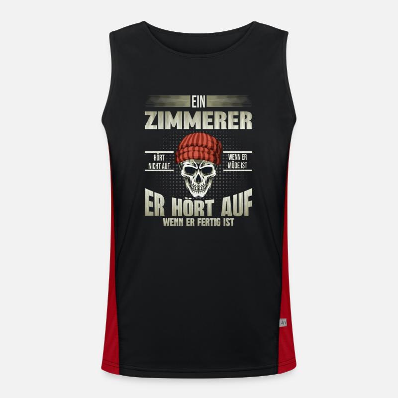 Zimmerer Funktionelles Kontrast-Tank Top für Männer 