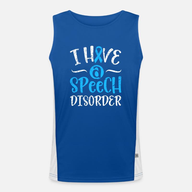 Speech Disorder Apraxia Awareness Apraxia Of Men's Functional Contrast Tank Top 