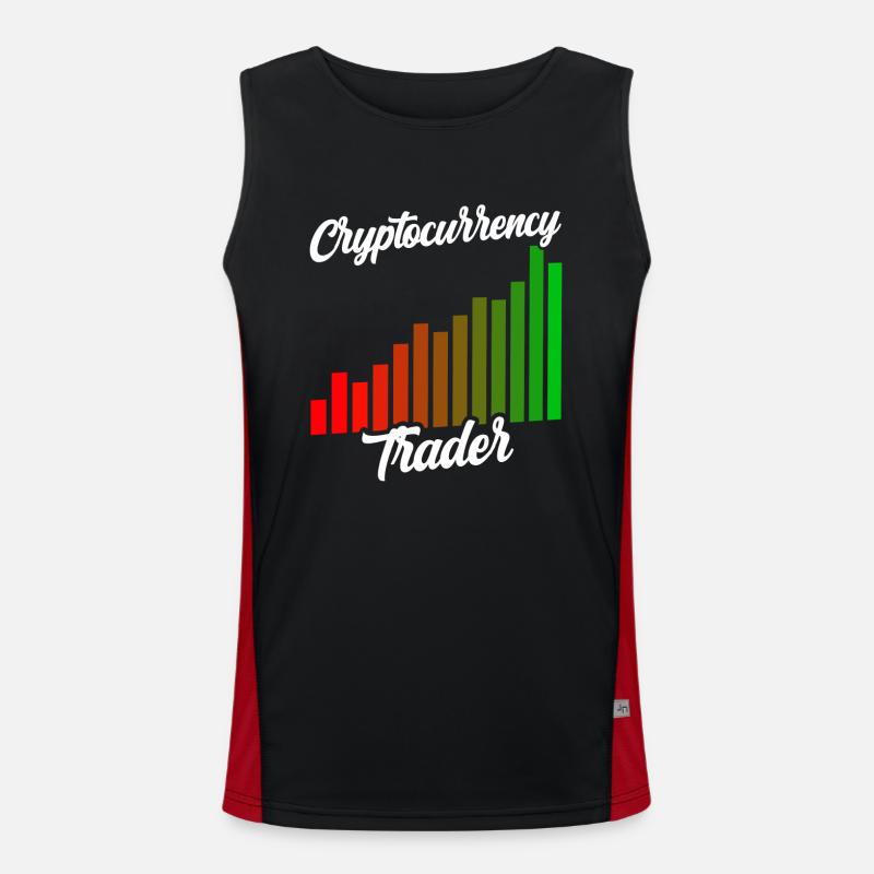 Kryptowährungs Händler Krypto Crypto Trader Funktionelles Kontrast-Tank Top für Männer 