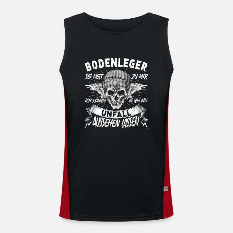 Bodenleger Funktionelles Kontrast-Tank Top für Männer 