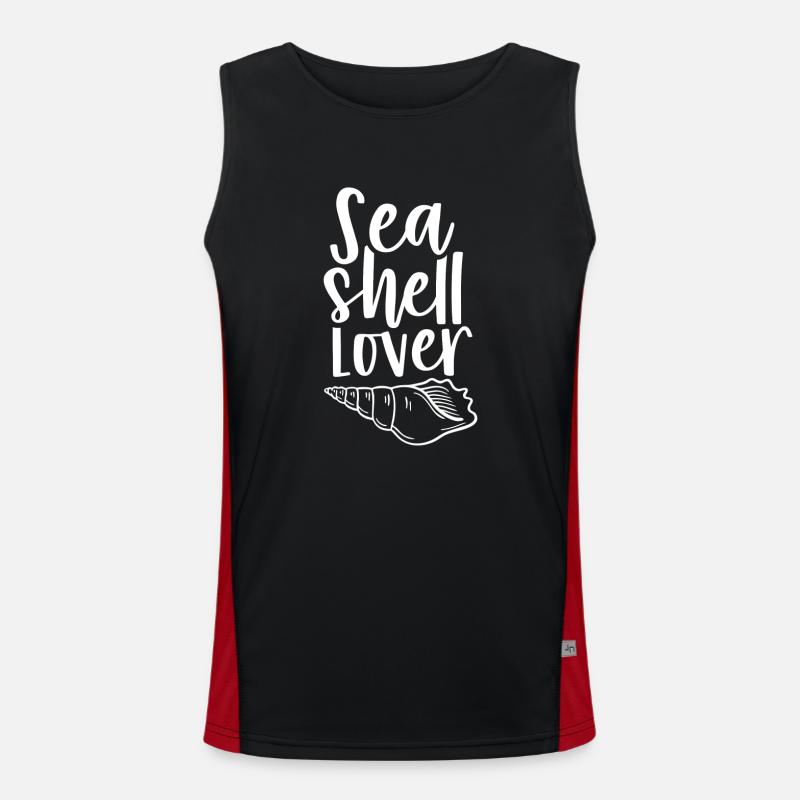 Shell Lovers Shells Shell Collectors Collecting Men's Functional Contrast Tank Top 