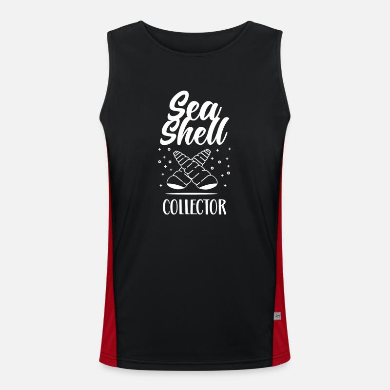 Shell Collector Shell Collector Collect shells Men's Functional Contrast Tank Top 