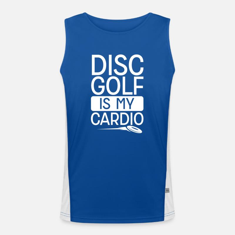Cardio Est Disc Golf Débardeur respirant contrasté Homme 