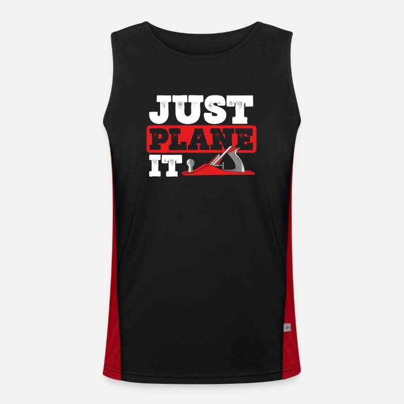 Just plan it Men's Functional Contrast Tank Top 