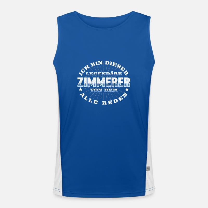 Zimmerer Funktionelles Kontrast-Tank Top für Männer 