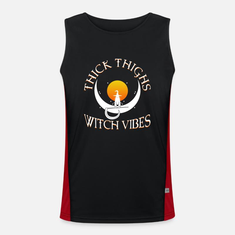 Cuisses épaisses Witch Vibes Débardeur respirant contrasté Homme 