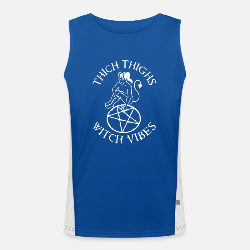 Cuisses épaisses Witch Vibes Débardeur respirant contrasté Homme 