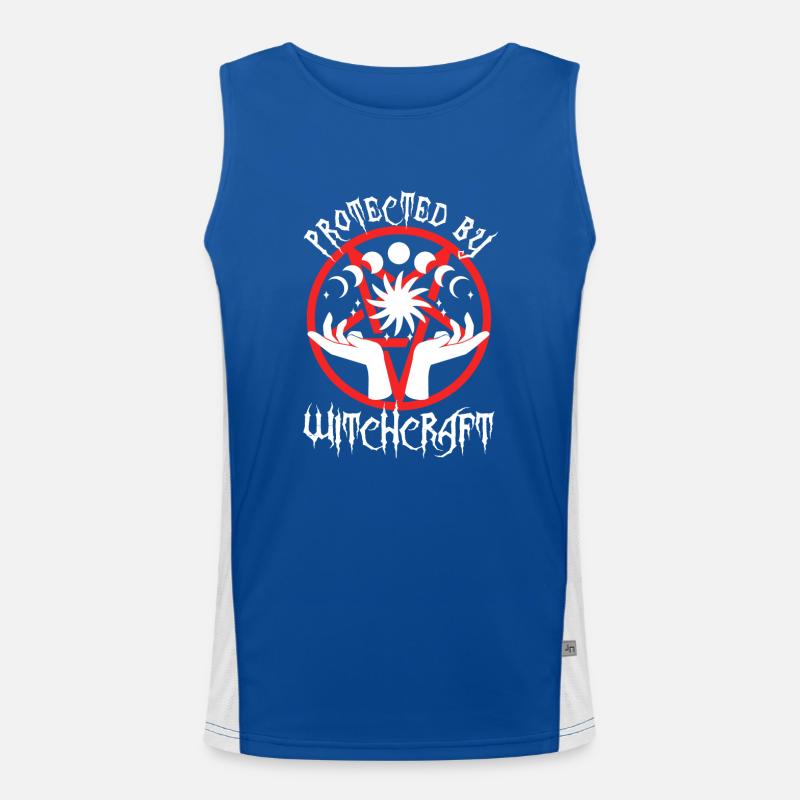 Protected By Witchcraft Men's Functional Contrast Tank Top 