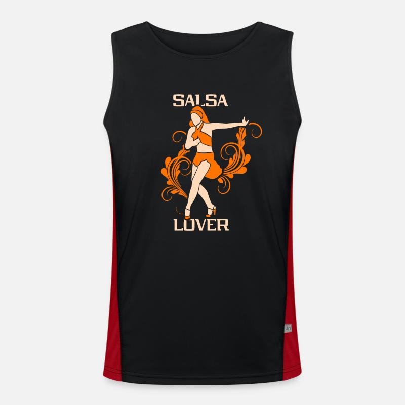 Salsa Lover Danse Danse Danse Passe-temps Débardeur respirant contrasté Homme 