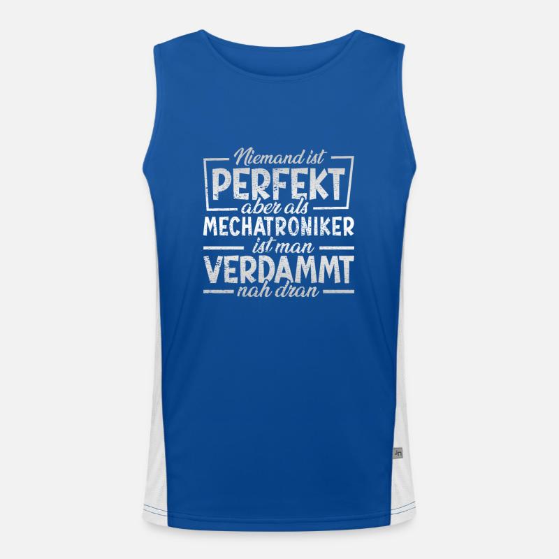 Mechatroniker Funktionelles Kontrast-Tank Top für Männer 