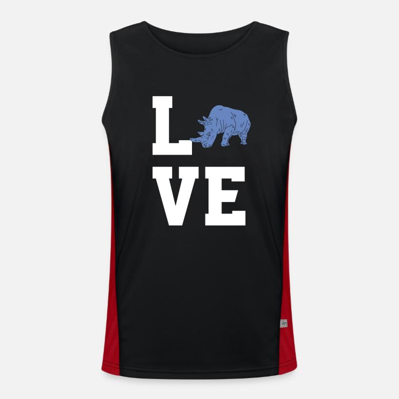Dear Rhinos Men's Functional Contrast Tank Top 