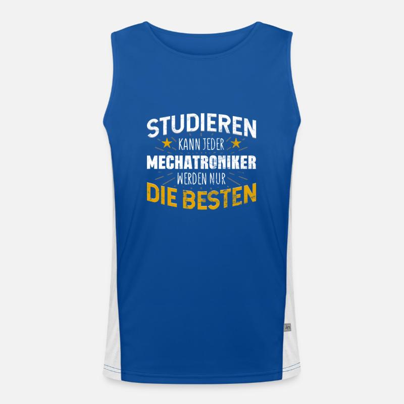 Mechatroniker Funktionelles Kontrast-Tank Top für Männer 