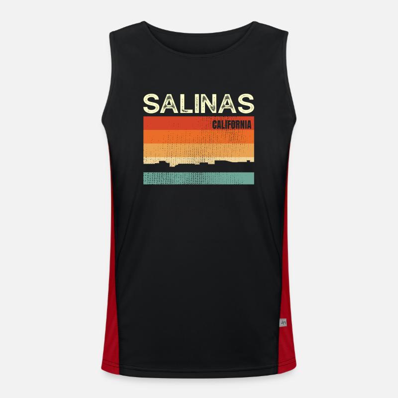 Salinas Men's Functional Contrast Tank Top 