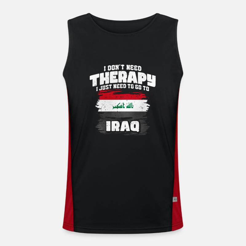 Irak Débardeur respirant contrasté Homme 