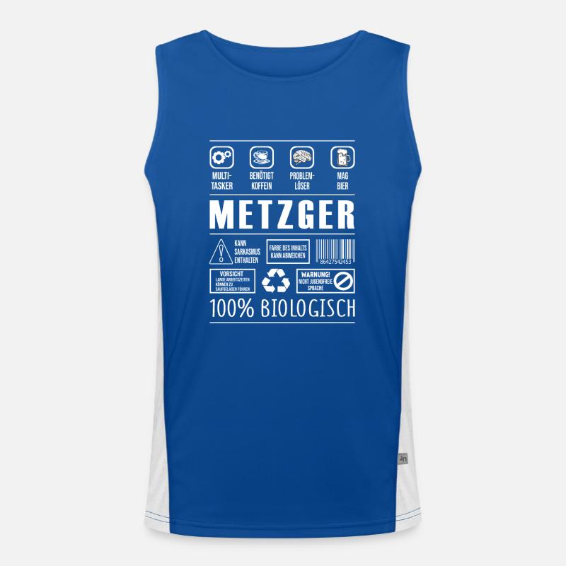 Metzger Funktionelles Kontrast-Tank Top für Männer 