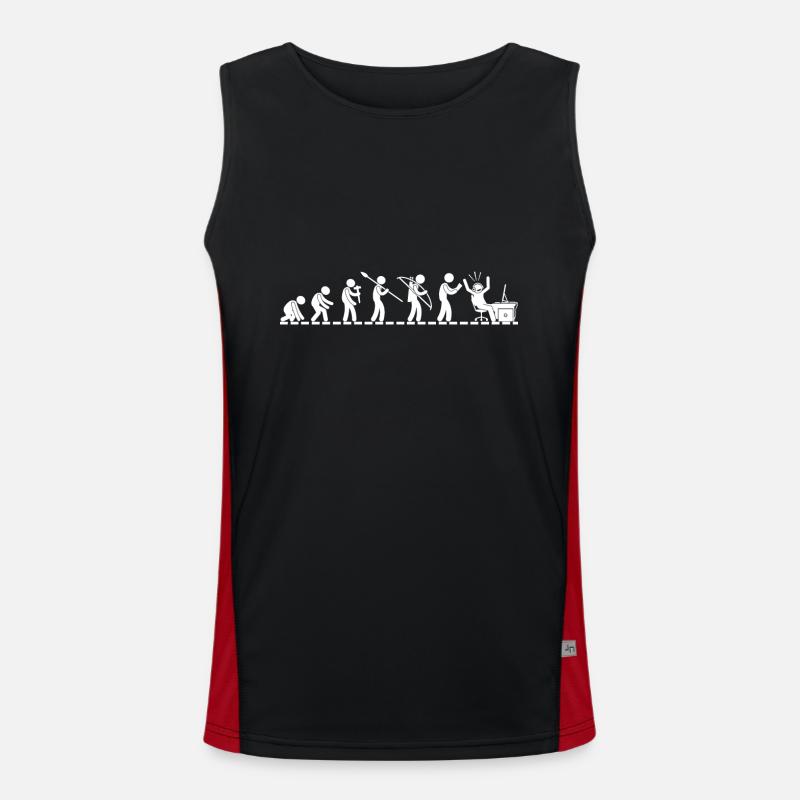 Gaming evolution | evolution of gaming universe Men's Functional Contrast Tank Top 