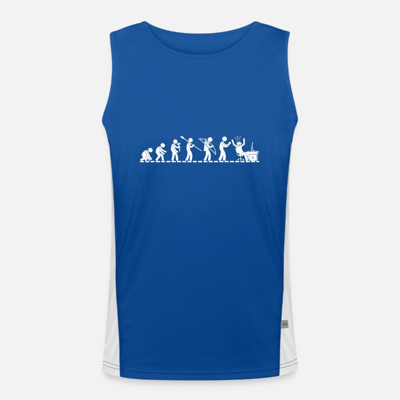Gaming evolution | evolution of gaming universe Men's Functional Contrast Tank Top 