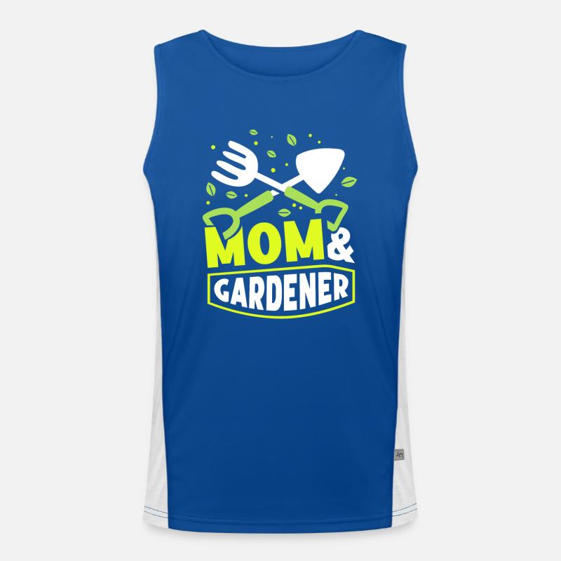 Mutter & Gärtnerin Gartenbau Garten Mama Funktionelles Kontrast-Tank Top für Männer 