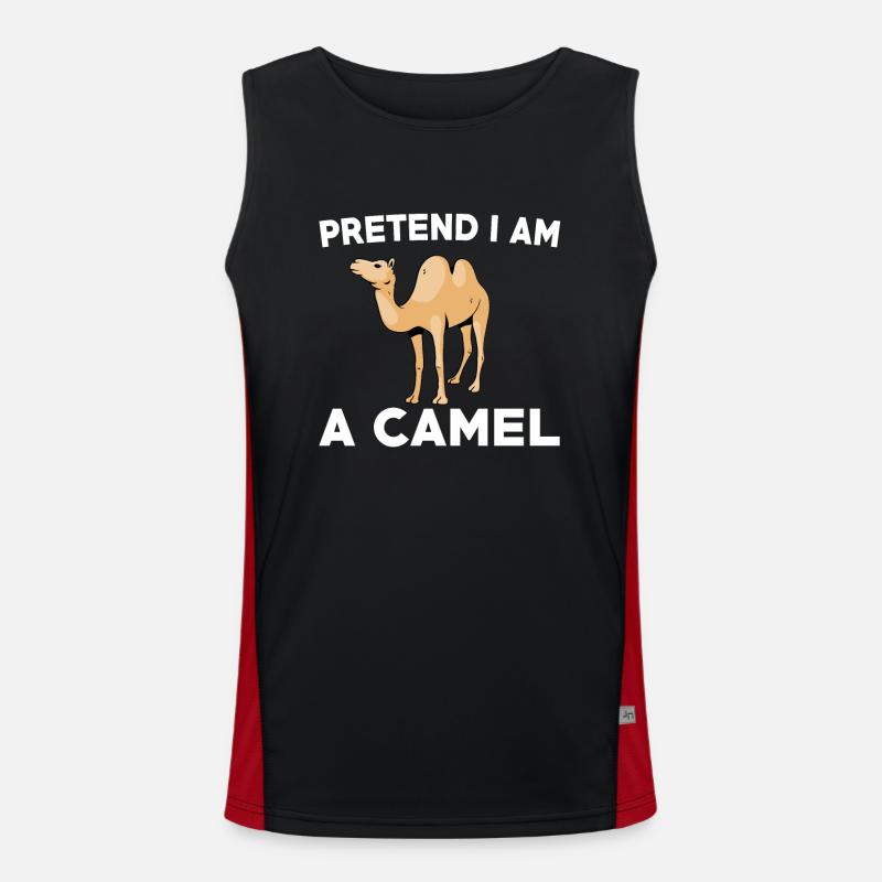 Pretend I'm a camel Men's Functional Contrast Tank Top 