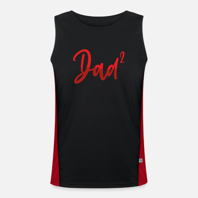 Papa High Two Débardeur respirant contrasté Homme 